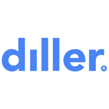 Diller logo.